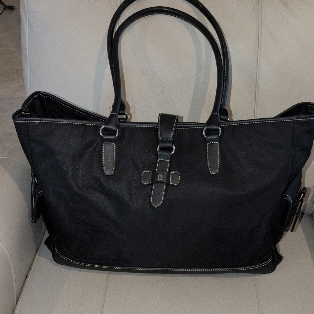 Etienne Aigner Large  Black Tote